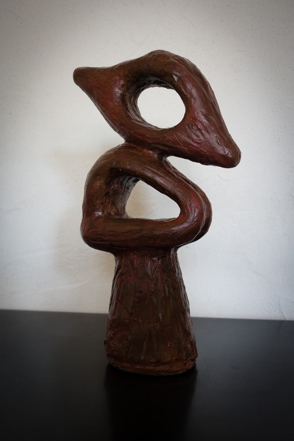 origines : sculpture béton