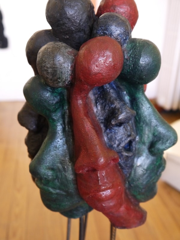 la_foule : sculpture béton