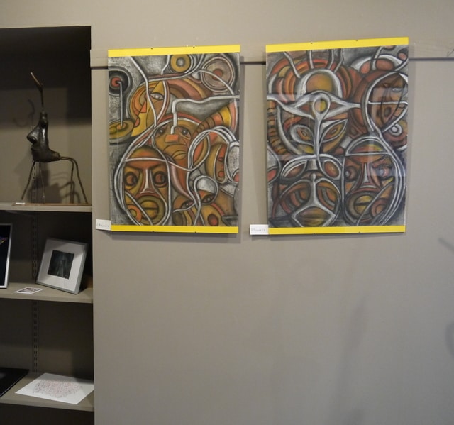 la minotaure3 : sculpture
					béton