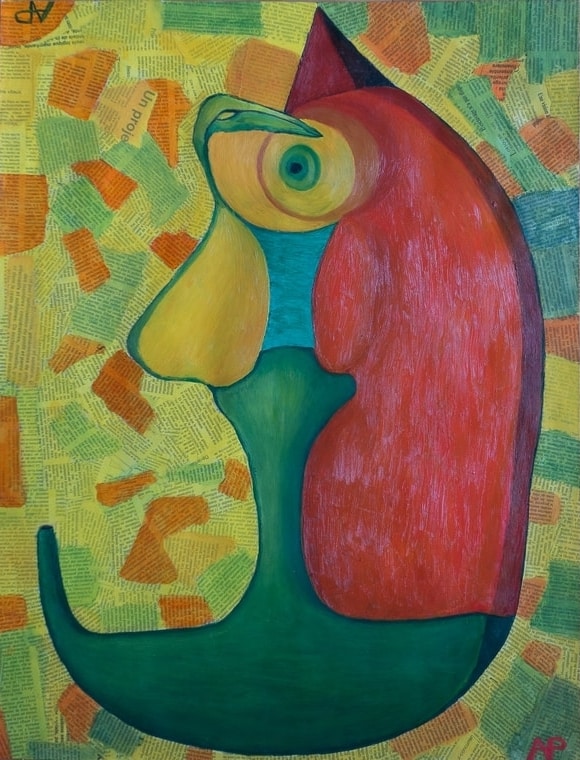 Têtes : peinture à l'huile