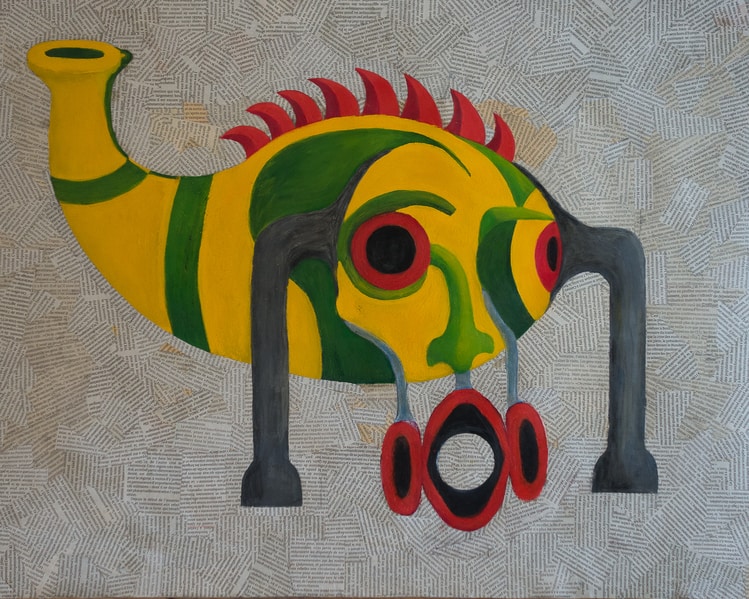 Prise de tête : peinture à l'huile